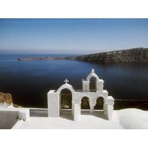  The Island of Santorini Seen from the Top of a Bell Tower 