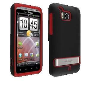 OEM Verizon HTC Thunderbolt Red Silicone and Black Outer Shell Double 