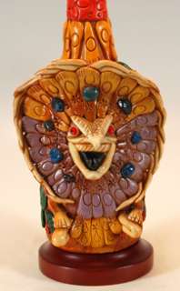 18 High Aztec Sun & Mask Ceramic Unique Table Lamp  