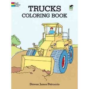 com Trucks Coloring Book[ TRUCKS COLORING BOOK ] by Petruccio, Steven 