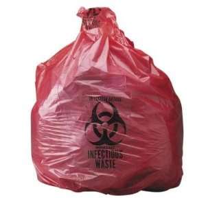  Biohazard Waste Bag, 10 Gallon, 50/BX, Red (UMIRIWB013424 