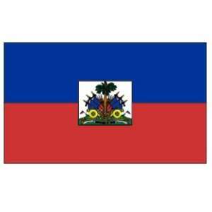  Haiti Flag 4ft x 6ft Nylon   Outdoor 
