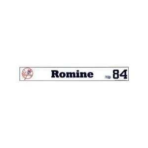  Austin Romine #84 2008 Yankees Spring Training Game Used 