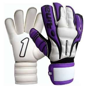  Rinat Gladiator II Goalie Gloves PURPLE/WHITE SIZE 9 