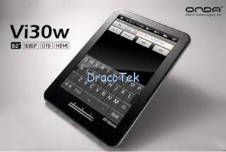 ONDA VI30W 8 capacitive touch mental casing tablet pc A10 CPU HDMI 