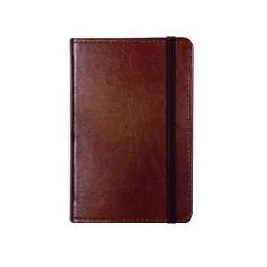 com Markings by C.R. Gibson Brown Ruled Paper Bonded Leather Journal 