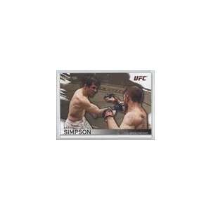  2010 Topps UFC Knockout Gold #103   Aaron Simpson/288 