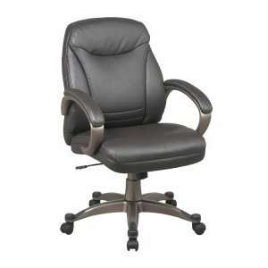  Office Star Worksmart   Faux Leather Office Chair with 