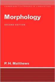   , (0521422566), Peter H. Matthews, Textbooks   