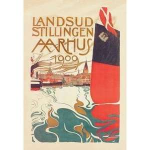  Vintage Art Landsud Stillingen Aarhus   01930 1