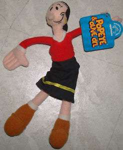 POPEYE OLIVE OYL APPLAUSE DOLL FIGURE NEW WITH TAG NWT  