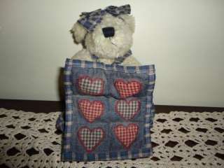 Boyds Bears Quilt Patch Bear CAMOMILLE QUIGNAPPLE  