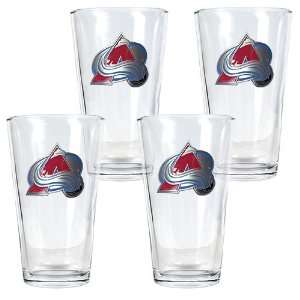 Colorado Avalanche NHL 4pc Pint Ale Glass Set
