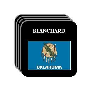  US State Flag   BLANCHARD, Oklahoma (OK) Set of 4 Mini 