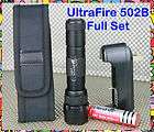 ultrafire wf502b cree xm l t6 led flashlight torch battery charger 