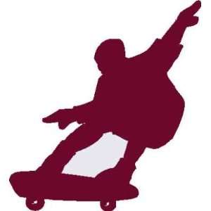 Skateboarder Vinyl Wall Art, Decal, Skater, Teen, Boarding, Silhouette 