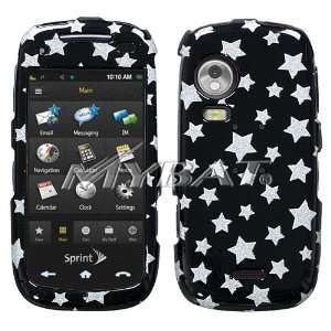  SAMSUNG M850 Instinct HD White Star Black Sparkle Phone 