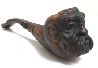 Ukraine Hand Carved Tobacco Smoking Pipe/Pipes *Cossack Face* #1 