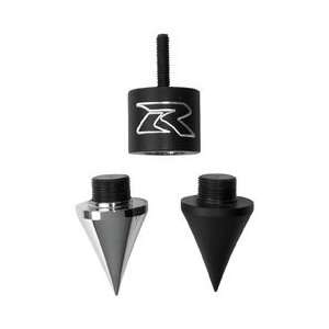 Street Bikes Unlimited Bar Ends   Pointed   Black YG002 PP