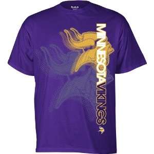  Reebok Minnesota Vikings Step Back Short Sleeve T Shirt 
