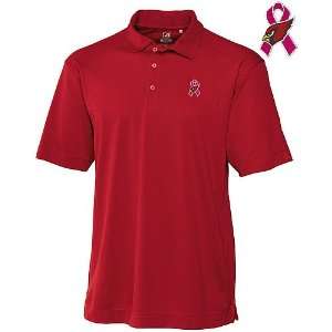   & Buck Arizona Cardinals Breast Cancer Awareness Drytec Polo Medium