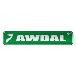   AWDAL ST  STREET SIGN CITY SOMALIA