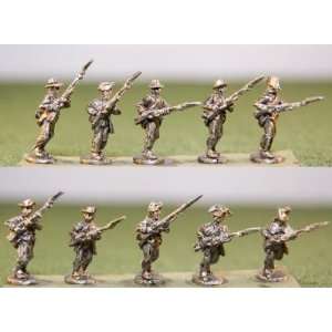  15mm AWI Continentals Advancing, Assorted Dress and Hats 