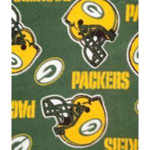  Green Bay Packers Fleece Fabric Arts, Crafts & Sewing