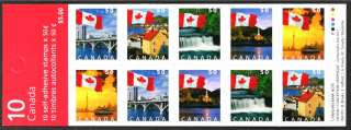 D1342A CANADA 2005 #2080 50c Flag Booklet Cover Code SD, BK203  
