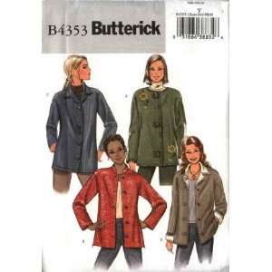  Butterick 4353 Sewing Pattern Misses Petite Jacket Size 