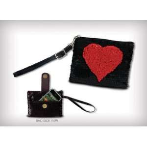  Rhinestone Ruby 2503019 Bags Sequin Wristlet Black with 