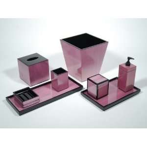  Purple Tulipwood Inlay Bath Collection