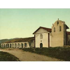 Santa Inez Mission, Solvang, California, ca. 1898   Exceptional Print 