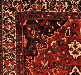 Area Rugs Large Handmade Persian Wool Bakhtyari 142 x 20  