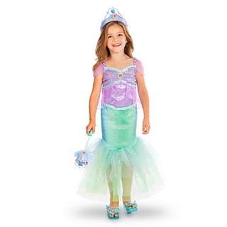 NWT Disney Princess Ariel Little Mermaid Costume Dress  