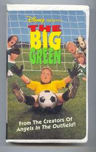 THE BIG GREEN, DISNEY VHS, FAMILY SOCCER VIDEO, COME  
