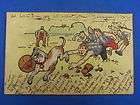 Comic Postcard 1906 Bulldog   Football Soccer Players Theme