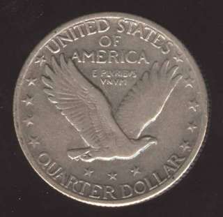 US RARE BEAUTY LIBERTY QUARTER DOLLAR 1927 COIN H.GRADE  