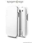 SPIGEN SGP Samsung Galaxy S3 case Leather Case Argos Series White