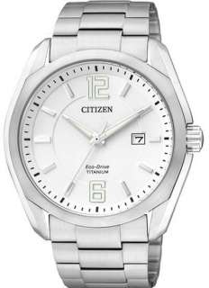 Mens Citizen Eco Drive Titanium Watch BM7081 51B  