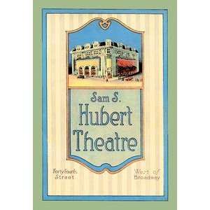  Vintage Art Sam S. Hubert Theatre   06765 9