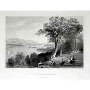   Engraving of a View From Hyde Park (Hudson River)