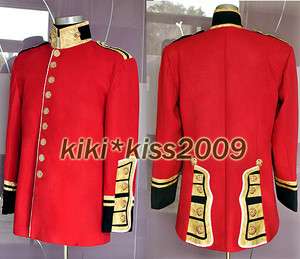 Military Uniform Coat Victorian Foot Guards Cashmere Coat Cosplay 