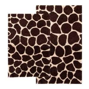  Giraffe Bath Mat Set