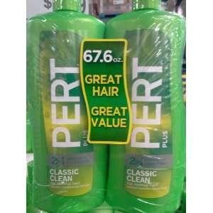 Pert Plus 2 in 1 Classic Clean For Normal Hair Twin Pack 