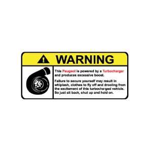  Peugeot Warning Turbocharger 