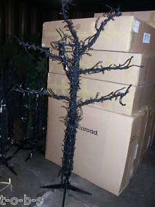 Halloween Prop 4 Lite Spooky black Twig Large Tree  
