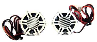   SG WH   JL AUDIO 1 WHITE SILK DOME MARINE TWEETERS WITH SPORTS GRILLS