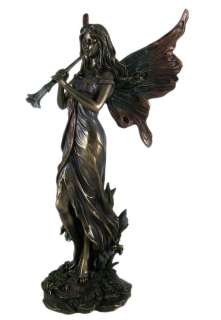 this stunning art nouveau style cold cast resin fairy statue features 