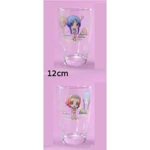  K ON Ichiban Kuji Glass (Mio & Ritsu) 12cm (Genuine 